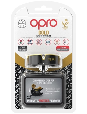 Opro Gold Competition Level (10yrs - Adult) - Black/Gold
